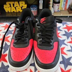 Nike Black and Red Sneakers Star Wars Edition